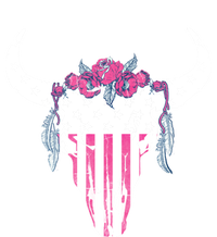 American Cow Skull Roses And Stars Gift T-Shirt