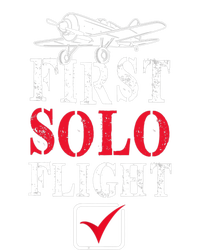 First Solo Flight Check New Pilot Aeronaut Vintage Airplane Women's T-Shirt