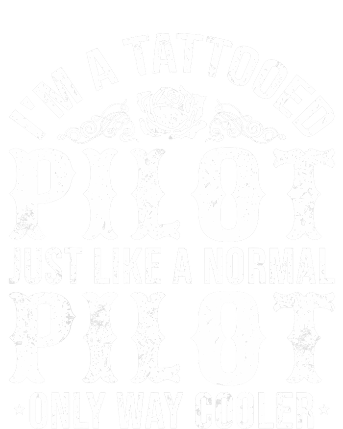 Tattooed Pilot Ladies Long Sleeve Shirt