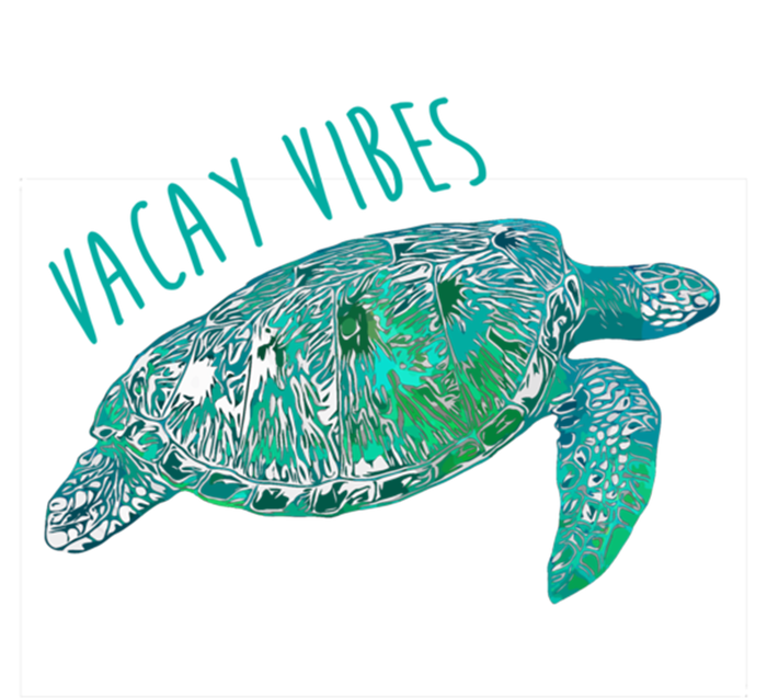 Vacay Vibes Sea Blue Tribal Turtle Funny Gift T-Shirt