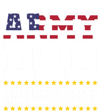 Proud Army Dad Military Dad My Hero Gift Striped Beanie with Solid Band