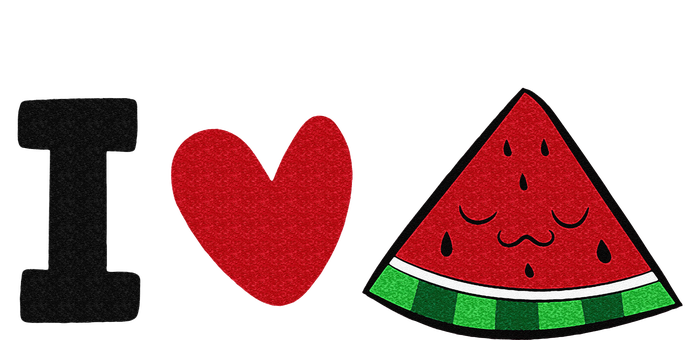 I Love Watermelon Summer Fruit Watermelon Tall T-Shirt