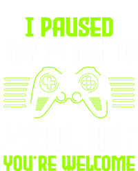 I Paused My Game To Graduate Funny Graduation Graduate Gamer Youth Performance Sprint T-Shirt