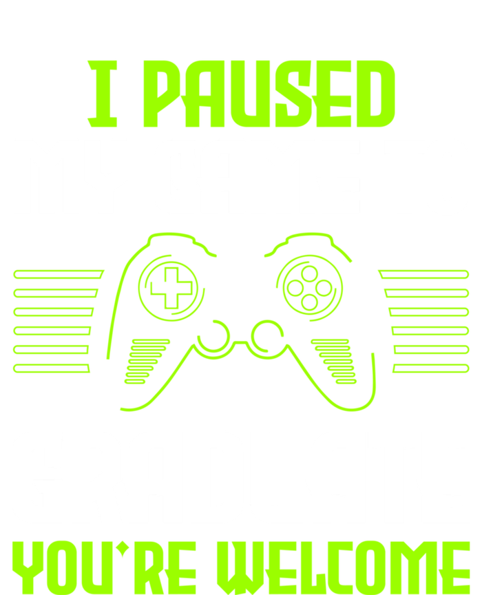 I Paused My Game To Graduate Funny Graduation Graduate Gamer Youth Performance Sprint T-Shirt