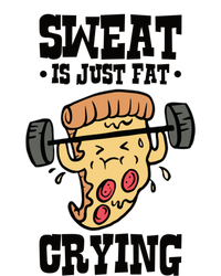 Workout Pizza Sweat Is Just Fat Crying Gift Bumper Sticker