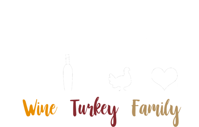 Wtf Wine Turkey Family Funny Happy Thanksgiving Celebration Gift Ladies Essential Flowy Tank