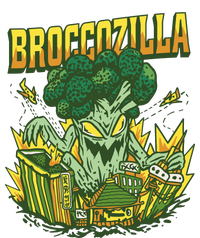 Broccozilla Giant Broccoli Attacking City Toddler Sweatshirt