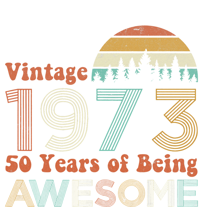 Vintage 1973 50 Years Of Being Awesome 50th Birthday T-Shirt