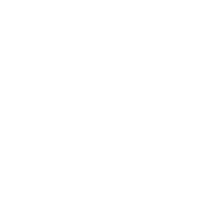 Proud Son Of A Freaking Awesome Veteran Funny Gift T-Shirt