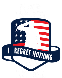 Proud Veteran Gift I Served I Sacrificed I Regret Nothing Cute Gift Women's T-Shirt