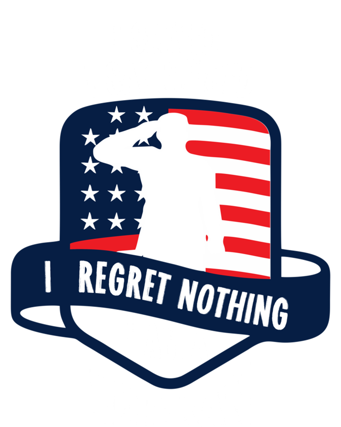 Proud Veteran Gift I Served I Sacrificed I Regret Nothing Cute Gift Women's T-Shirt