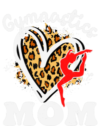 Gymnastics Mom Leopard Heart Gymnast Wo Mother's Day Tall Sweatshirt