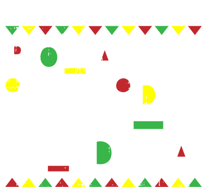 Royalty Inside My Dna Melanin Pride Black Lives Matter Funny Gift Meaningful Gif Women's Tri-Blend 3/4-Sleeve Raglan Shirt