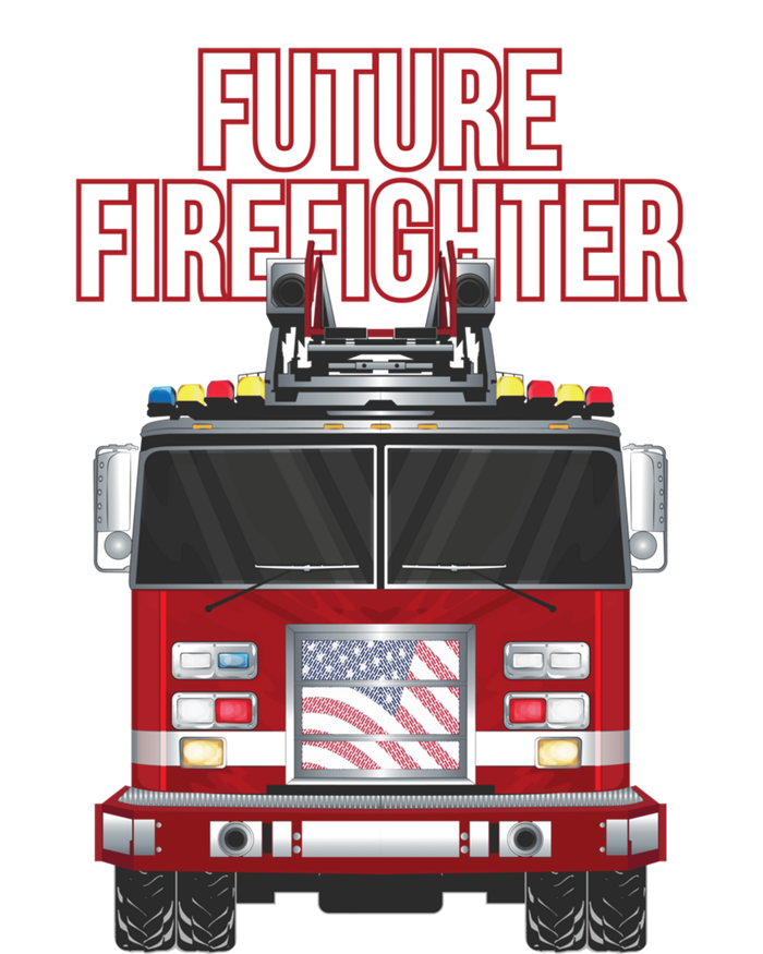 Future American Firefighter Boy Fire Department Truck Women's T-Shirt