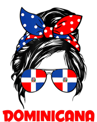 Messy Bun Hair Dominicana Dominican Girl Dominicana Republic USA-Made Doggie Bandana