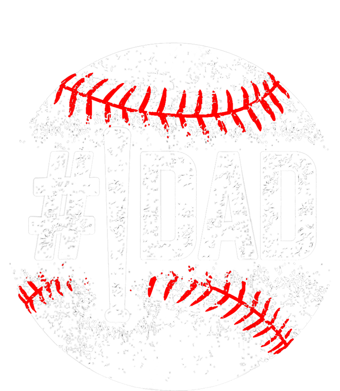 Baseball Number One Daddy Son Baseball Father's Day T-Shirt