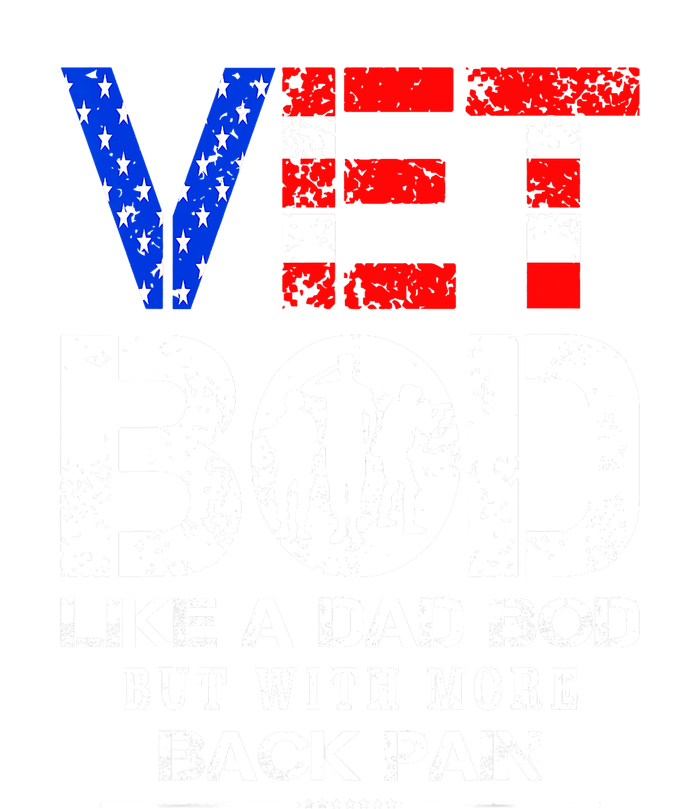 Vet Bod Like Dad Bod But With More Back Pain Veterans Day T-Shirt