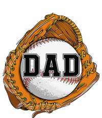 Baseball Catch Glove Baseball Dad Baseball Daddy Fathers Day T-Shirt