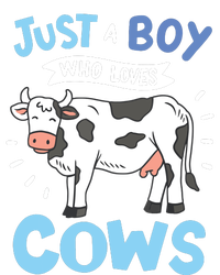 Cow Just A Boy Who Loves Cows Gift For Cow Lovers Wool Snapback Cap