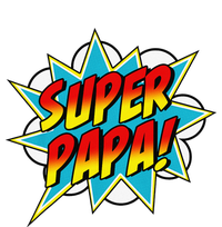 Super Papa Comic Book Superhero Father's Day Tank Top