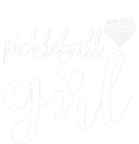 Pickleball Heart Girl Women's Long Sleeve Flannel Pajama Set 