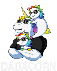 dadacorn unicorn dad far of 2 fars day Tall T-Shirt