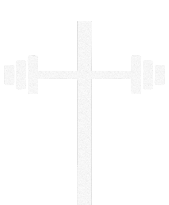 Barbell Dumbbell Cross Christian Jesus Gym Workout Lifting Sustainable Bucket Hat