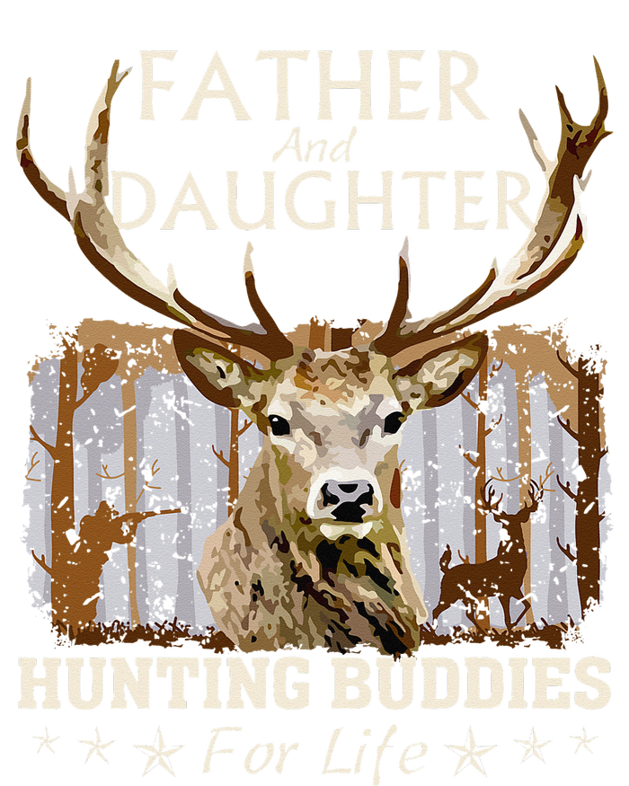 Father and Daughter Hunting Buddies For Life Gift Fo Womens CVC Long Sleeve Shirt