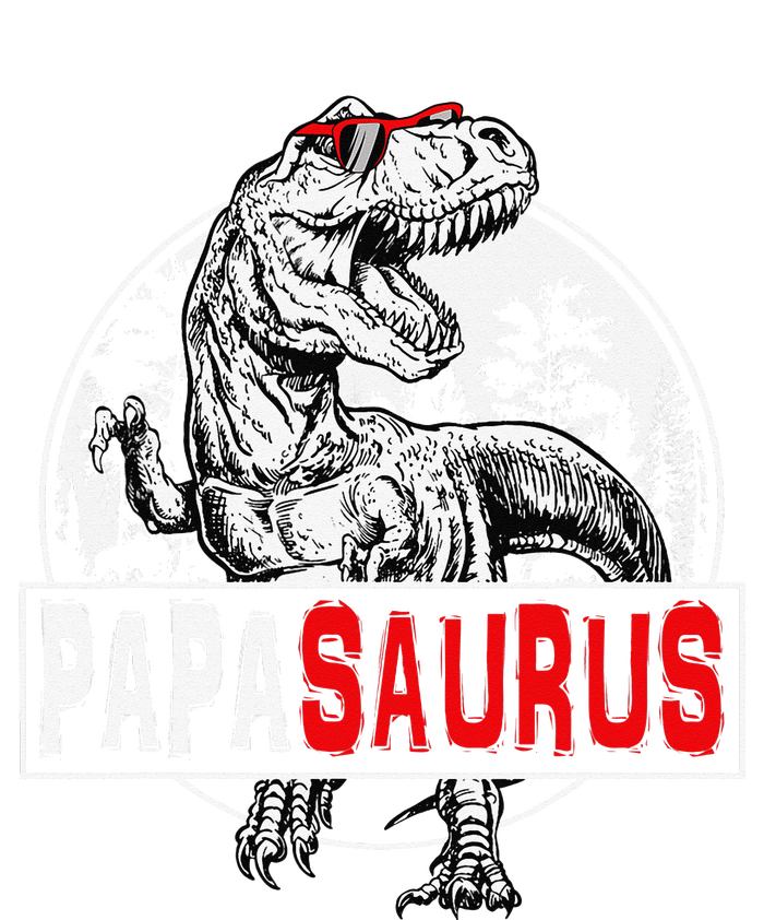 PAPAsaurus T rex Dinosaur Funny PAPA Saurus Family Matching Tank Top