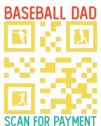 Funny Qr code Baseball Dad Scan For Payment Father's Day Softstyle® CVC T-Shirt