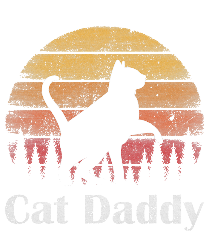 Cat Daddy Cat Lover Vintage Design Father's Day Cat Dad Drawstring Bag