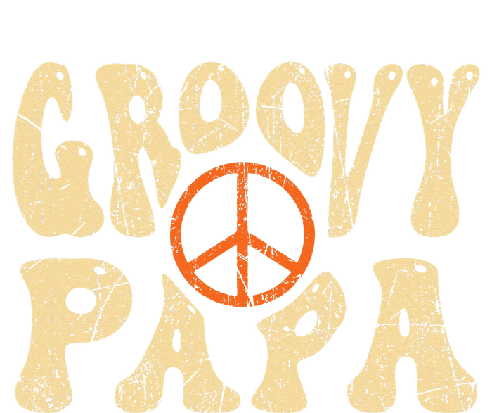 Groovy Papa 70s Aesthetic Nostalgia 1970's Retro Dad T-Shirt