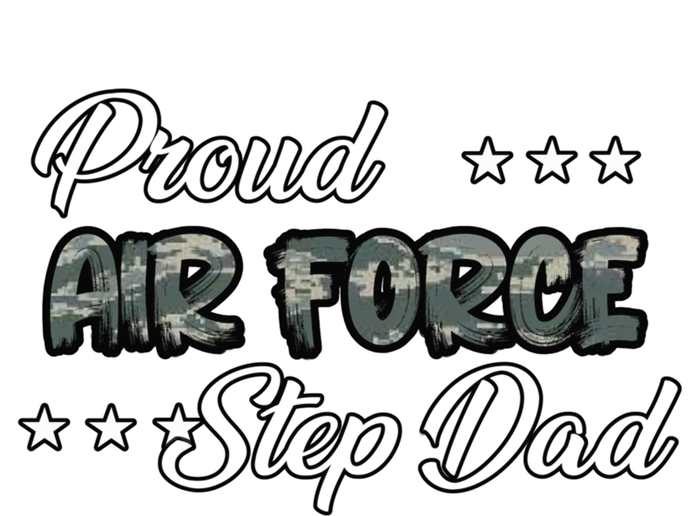 Abu Bold Proud Air Force Step Dad Gift T-Shirt