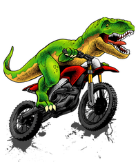 Funny Dirt Bike For Boy Dinosaur Motorcycle Riding Women’s Perfect Tri Rocker Tank