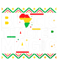 Black Teacher Magic Tee Teacher Black History Month Cute Gift Full-Length Apron With Pockets