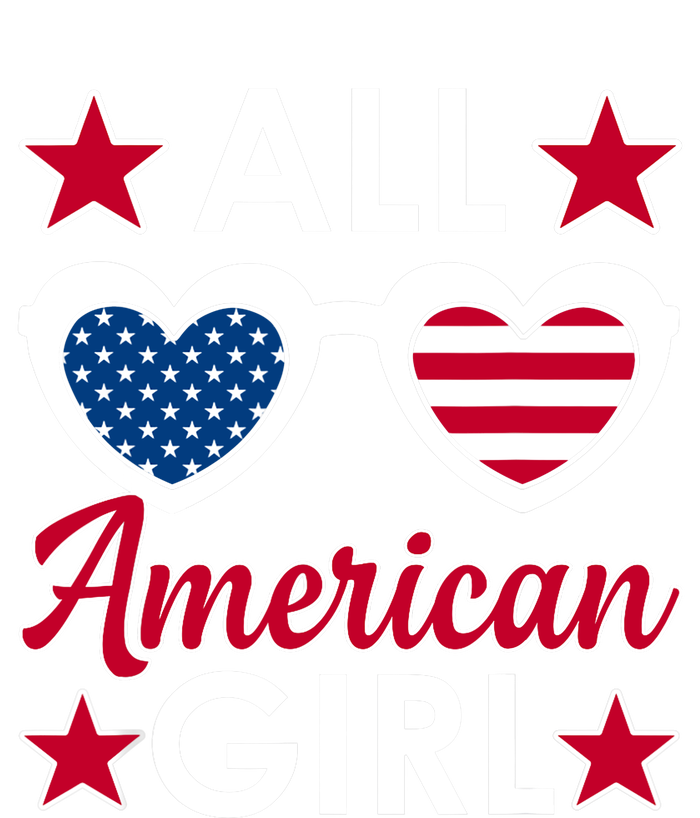 All American Girl 4th Of July Girl Sunglasses Women's Long Sleeve Flannel Pajama Set 