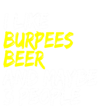 Beer Er I Like Burpees And Beer Training Sport Burpees Funny Gift Tall Long Sleeve T-Shirt