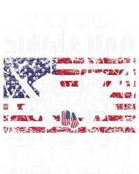 Single Dad Veteran I Am A Dad Single Dad And A Veteran Gift Women's Racerback Tank