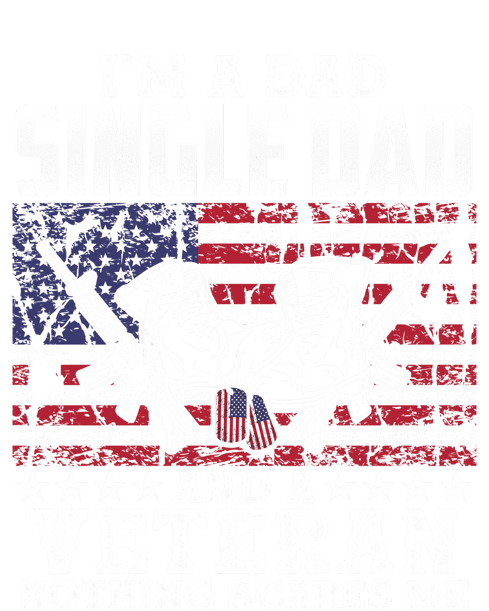 Single Dad Veteran I Am A Dad Single Dad And A Veteran Gift Women's Racerback Tank