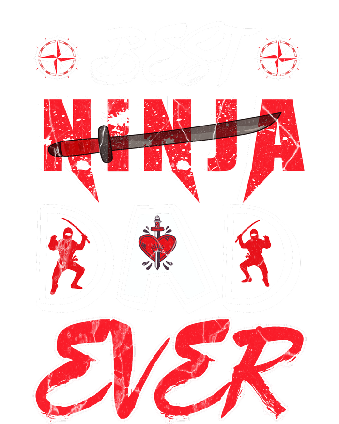 Best Ninja Dad Ever Funny Dad T Cropped Pullover Crew