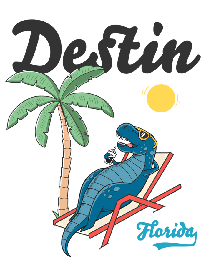 Destin Florida Cool Gift Beach Dinosaur Tgiftrex Family Vacation Gift T-Shirt