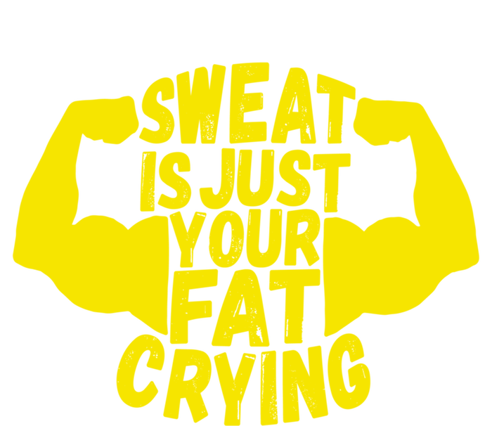 Sweat Is Just Your Fat Crying Funny Workout Gym Fitness Gift Ladies Essential Flowy Tank