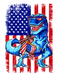 T Rex 4th Of July Dino Men American USA Flag T-Shirt