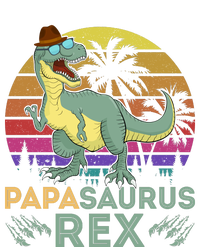 Papasaurus Rex Funny Dad T Dry Zone Grid Polo