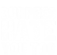 Burpees Hate You Too Bodybuilding Exercise Gift Ceramic Bell Ornament