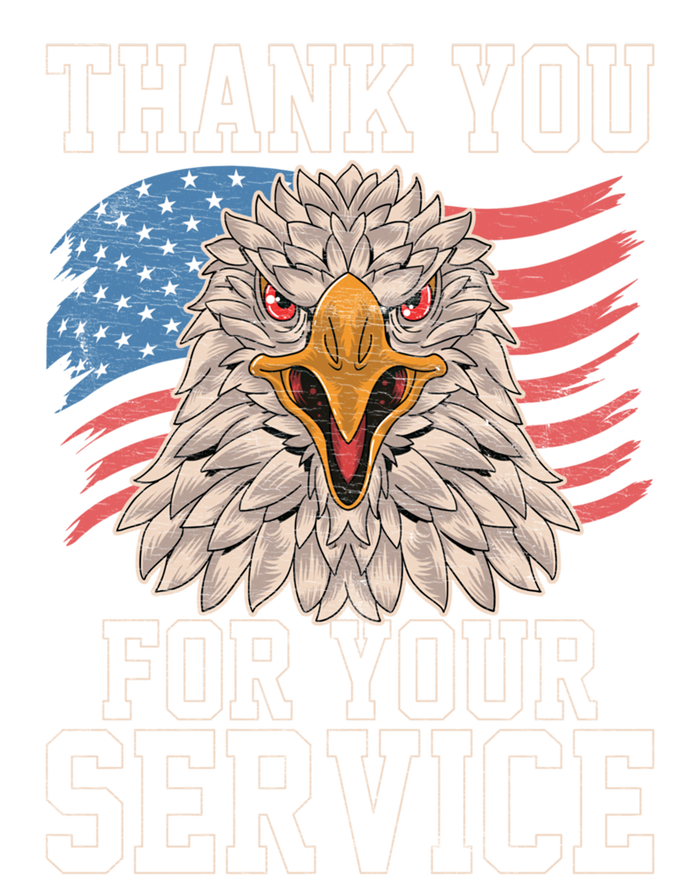 America Eagle Thank You Patriotic Veterans Day Gift T-Shirt