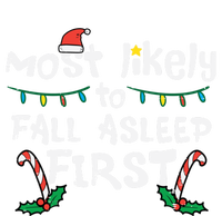 Christmas Most Likely To Fall Asleep First Funny Xmas Family Gift Full Zip Hoodie