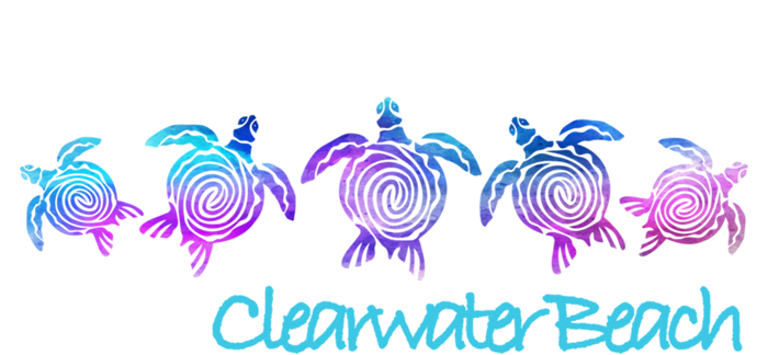 Clearwater Beach Fl Beach Design / Tribal Turtle Gift Meaningful Gift T-Shirt