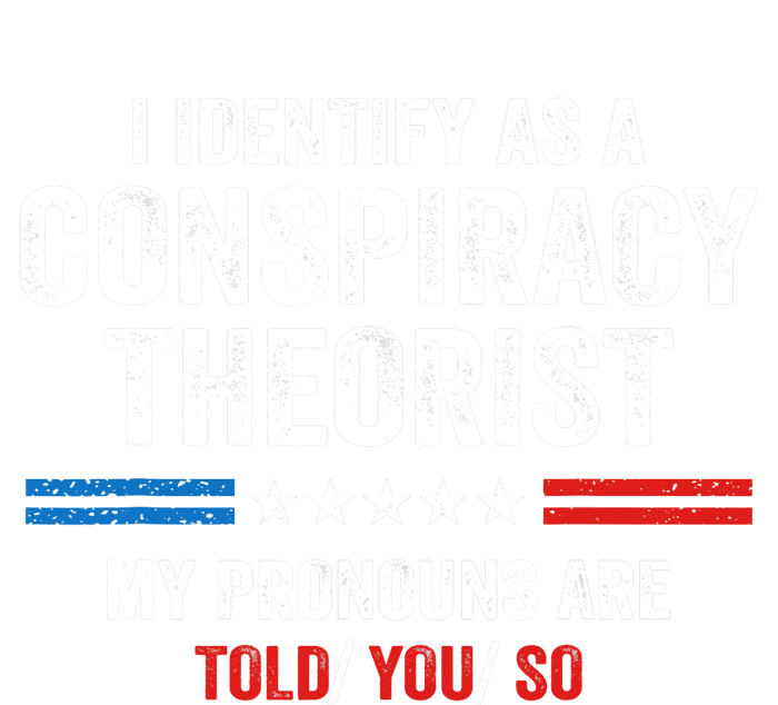 I Identify As A Conspiracy Theorist My Pronouns Are Told You Zip Tote Bag