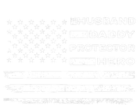 Husband Daddy Protector Hero US American Flag Fathers Day Kids Hoodie